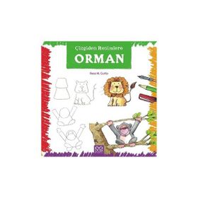 Çizgiden Resimlere Orman 1001 Çiçek Kitaplar