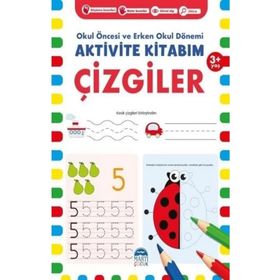 Çizgiler 3+ Yaş - Okul Öncesi ve Erken Okul Dönemi Aktivite Kitabım - Martı Çocuk Yayınları