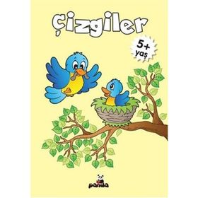 Çizgiler 5 Yaş - Beyaz Panda Yayınları