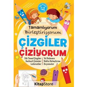 Çizgiler Çiziyorum - Tamamlıyorum Birleştiriyorum - Tuba Öztürk