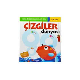 Çizgiler Dünyası 3-4 Yaş-Morpa Yayınları