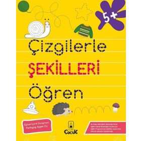 Çizgilerle Şekilleri Öğren 5+ Yaş-Floki Çocuk Yayınları