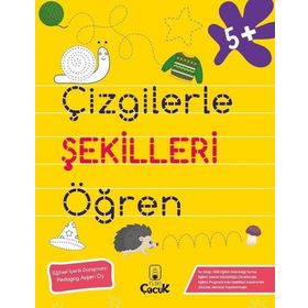 Çizgilerle Şekilleri Öğren 5+ Yaş-Floki Çocuk Yayınları