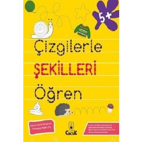 Çizgilerle Şekilleri Öğren 5+ Yaş-Floki Çocuk Yayınları
