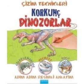 Çizim Teknikleri Korkunç Dinozorlar - Susie Hodge