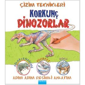 Çizim Teknikleri Korkunç Dinozorlar - Susie Hodge