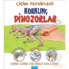 Çizim Teknikleri Korkunç Dinozorlar - Susie Hodge