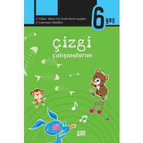 ÇİZMECE 5-6 YAŞ İÇİN EĞLENCELİ ÇİZGİ ÇALIŞMALARI - HÜLYA GELMEDI TOKUÇ