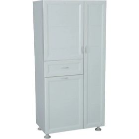 ÇK102 Çok Amaçlı Çekmeceli Kapaklı Sepetli Plastik Pvc Banyo Dolabı