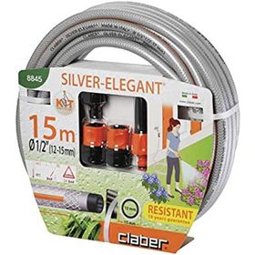 Claber 8845 15 m Silver Elagant Hortum ve Sulama Seti