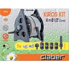 Claber 8945 Kiros Kit Duvara Monte Hortum Makarası