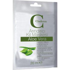 Claderm 20 ml Arındırıcı Aloe Vera Kil Maskesi