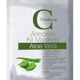 Claderm 20 ml Arındırıcı Aloe Vera Kil Maskesi