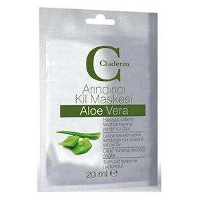 Claderm 20 ml Arındırıcı Aloe Vera Kil Maskesi