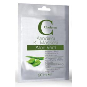 Claderm 20 ml Arındırıcı Aloe Vera Kil Maskesi