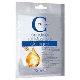 Claderm 20 ml Arındırıcı Kil Maskesi Collagen