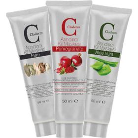 Claderm 3x50 ml Pure-Pomegranate-Aloe Vera Maske