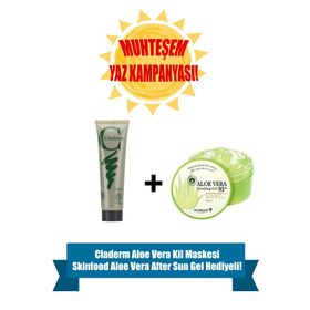 Claderm 50 ml Aloe Vera Kil Maskesi