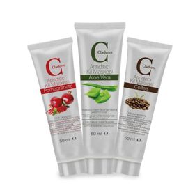 Claderm Aloe Vera-Coffee-Pomegranate 3x50 ml Kil Maskesi