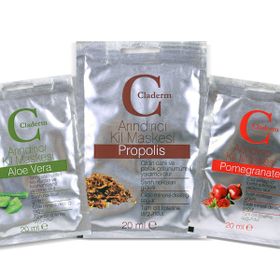 Claderm Aloe Vera-Propolis-Pomegranate 3x20 ml Kil Maskesi