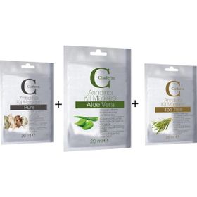 Claderm Aloe Vera-Pure-Tea Tree 3x20 ml Kil Maskesi