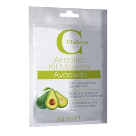 Claderm Arındırıcı Avokado 20 ml Kil Maskesi