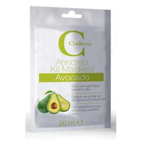 Claderm Arındırıcı Avokado 20 ml Kil Maskesi