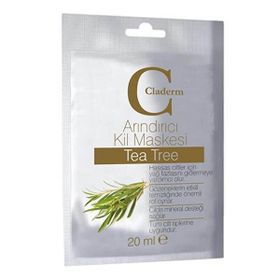 Claderm Çay Ağacı İçerikli Arındırıcı 20 ml Kil Maskesi