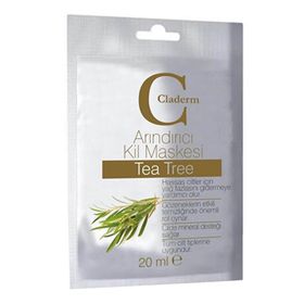 Claderm Çay Ağacı İçerikli Arındırıcı 20 ml Kil Maskesi