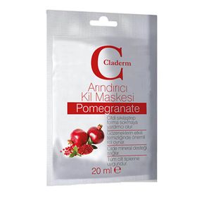 Claderm Nar İçerikli Arındırıcı 20 ml Kil Maskesi