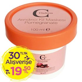 Claderm Pomegranate Arındırıcı 100 ml Kil Maskesi