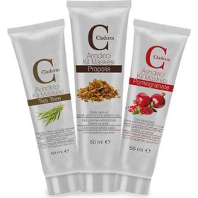 Claderm Pomegranate-Propolis-Tea Tree 3x50 ml Kil Maskesi