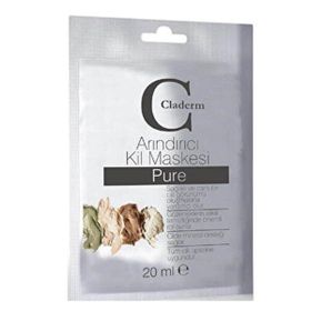 Claderm Pure İçerikli Arındırıcı 20 ml Kil Maskesi