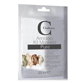 Claderm Pure İçerikli Arındırıcı 20 ml Kil Maskesi