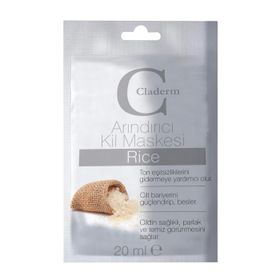 Claderm Sache Rice 20 ml Kil Maskesi
