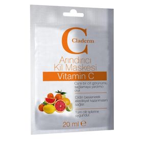 Claderm Sachet C Vitamin 20 ml Kil Maskesi