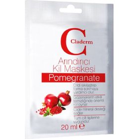 Claderm Sachet Pomegranate 20 ml Kil Maskesi