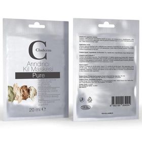 Claderm Sachet Pure 20 ml Kil Maskesi