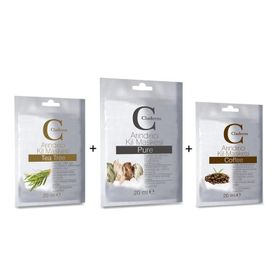 Claderm Tea Tree-Pure-Coffee 3x20 ml Kil Maskesi