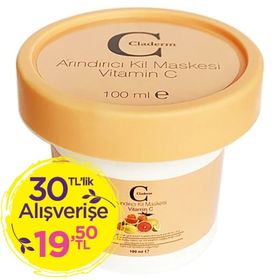 Claderm Vitamin C Arındırıcı 100 ml Kil Maskesi