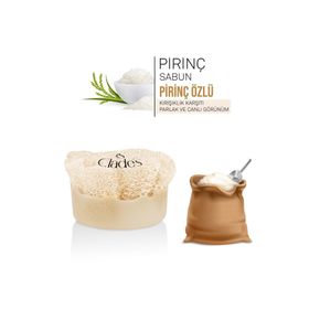 Clades Pirinç Özlü Kabak 130 gr Lifli Sabun