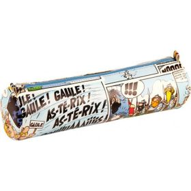 Clairefontaine 812903C Asterix Deri Tek Bölmeli Oval Mavi Kalemlik