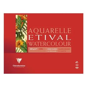 Clairefontaine 93432 Etival Watercolor Suluboya 24x32 cm 30 Yaprak Resim Defteri