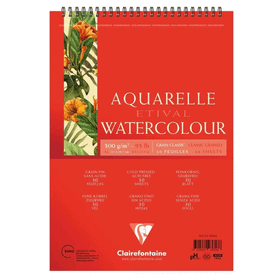 Clairefontaine 93618 Etival Watercolor Suluboya A4 30 Yaprak Resim Defteri