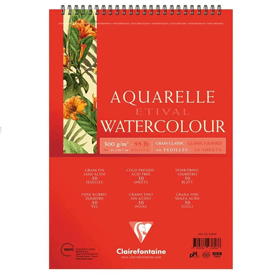 Clairefontaine 93619 Etival Watercolor Suluboya A3 30 Yaprak Resim Defteri