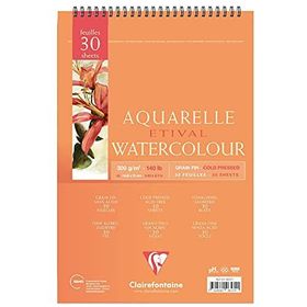Clairefontaine Aquarelle Spiralli Defter