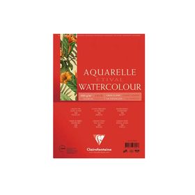 Clairefontaine Blok 30 Yaprak 300 gr A4 Etival Grain Classic Yapışkanlı Sulu Boya