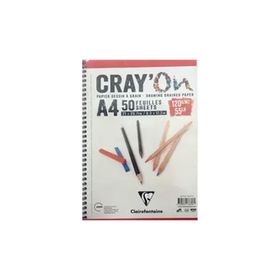 Clairefontaine CD966618 Cray On 21x29.7 cm 50 Yaprak Çizim Defteri