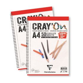 Clairefontaine CD966619 Cray On A3 120 gr 50 Sayfa Çizim Defteri
