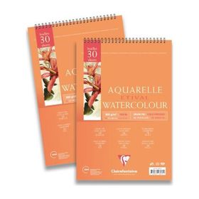 Clairefontaine EK96572 Aquarelle Watercolour A3 30 Sayfa Sulu Boya Defteri